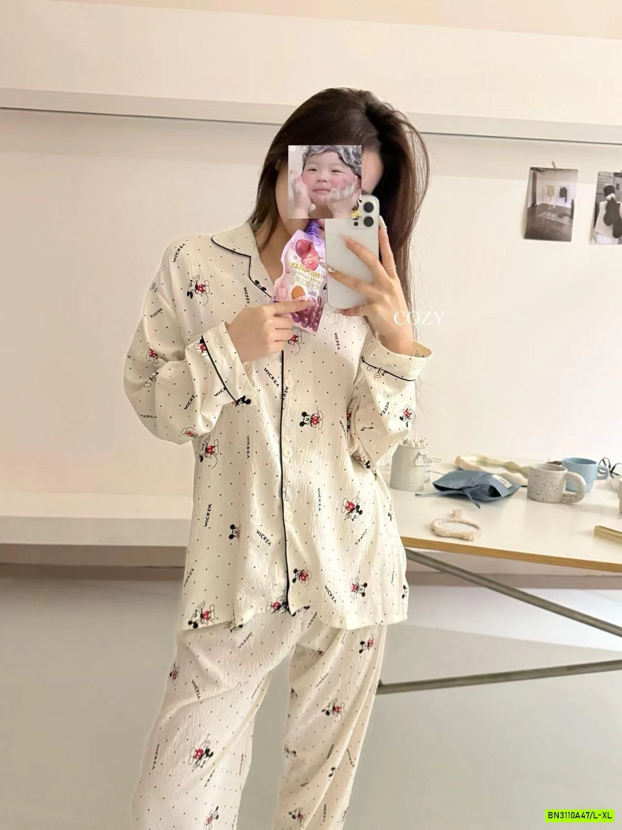 PIZAMA MUZITATA HỌA TIẾT XINHHH VÃI