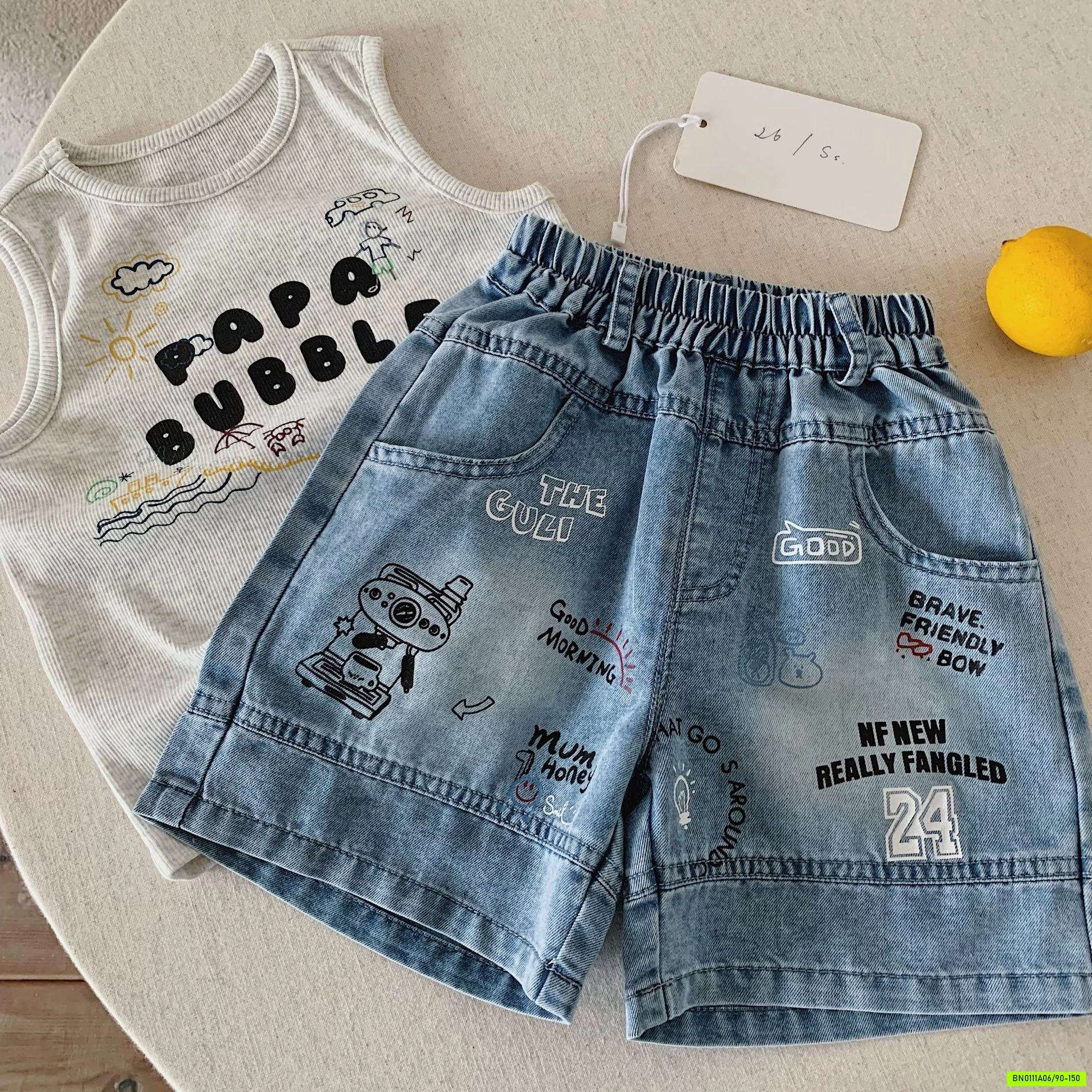 SHORT JEANS IN HÌNH SỐ 24