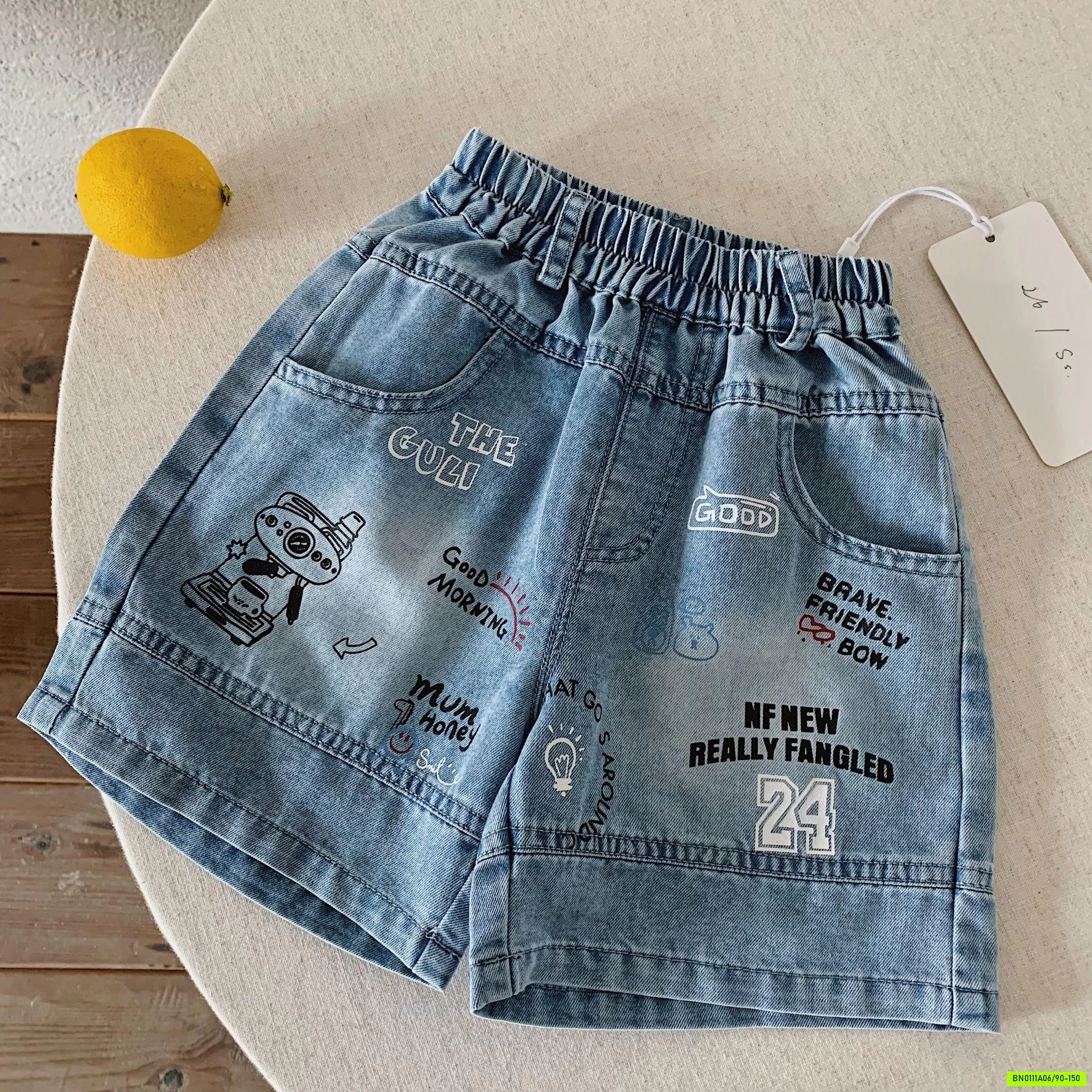 SHORT JEANS IN HÌNH SỐ 24