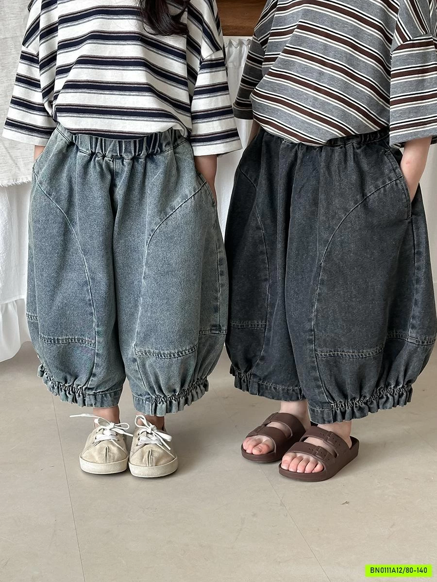 JEANS BÍ LỬNG CHUN GẤU