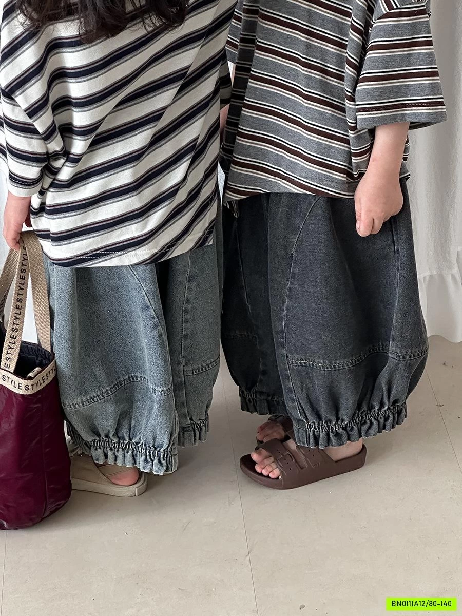 JEANS BÍ LỬNG CHUN GẤU