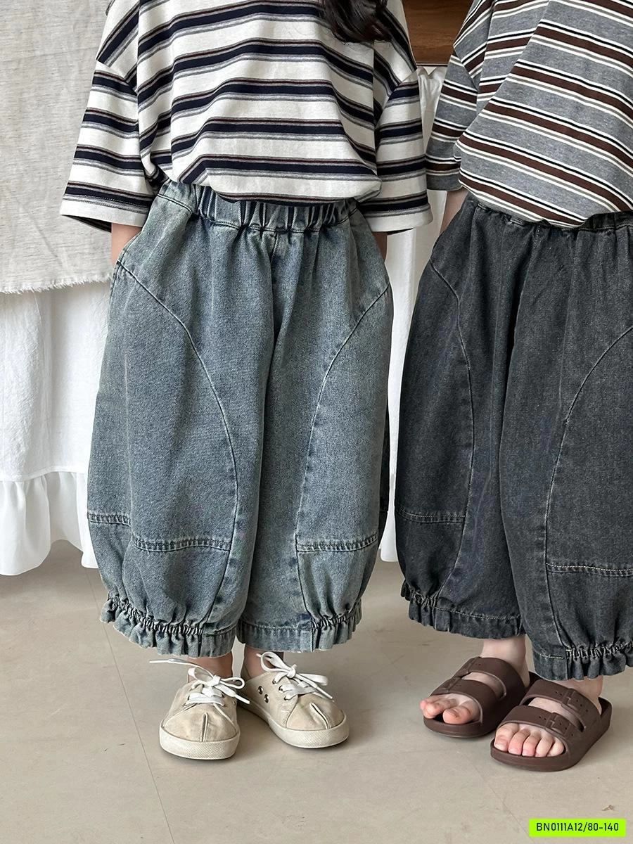 JEANS BÍ LỬNG CHUN GẤU