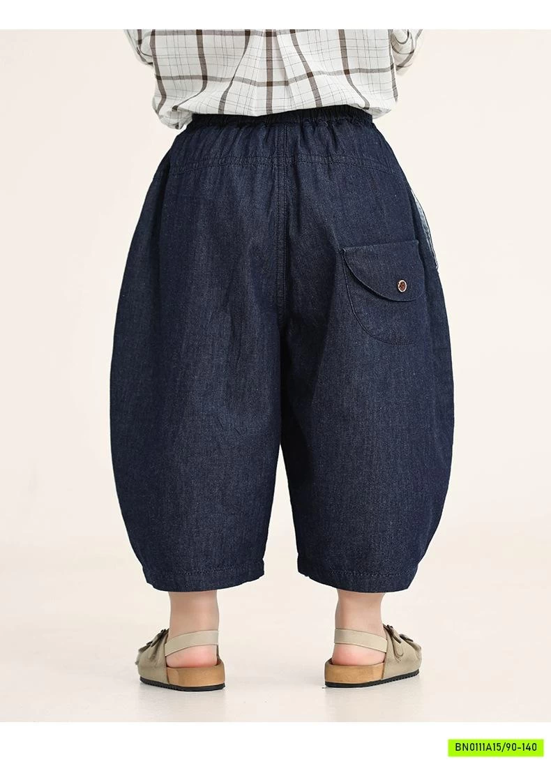 QUẦN DENIM HAREM DÁNG LỠ