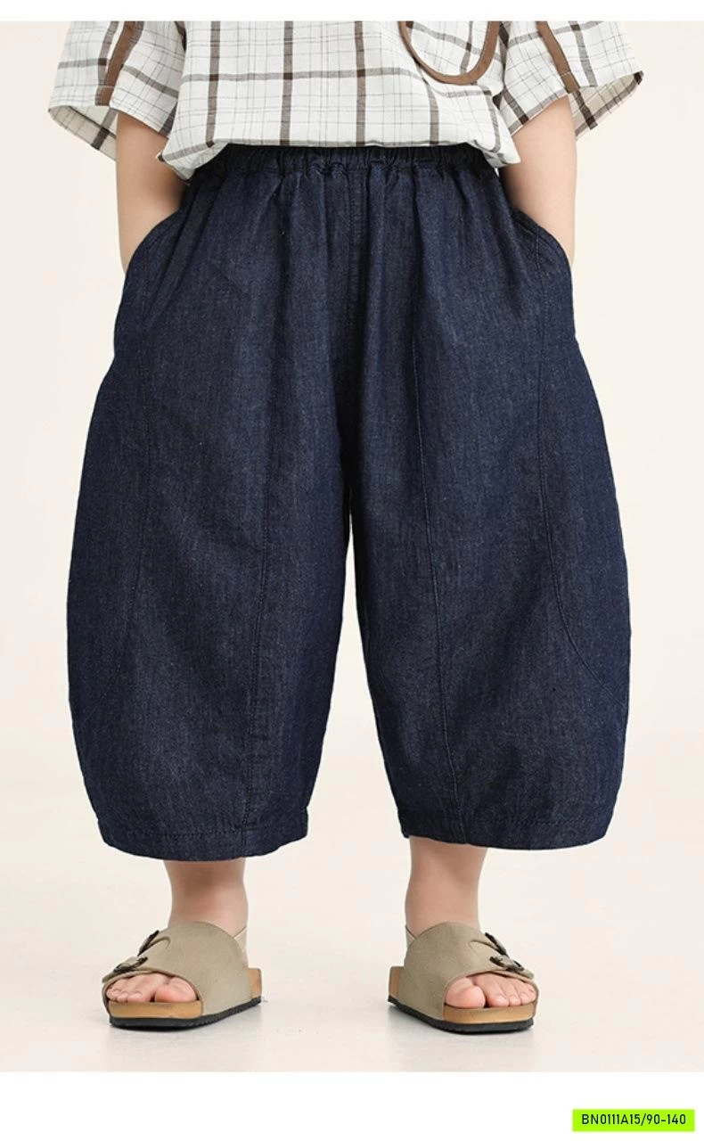 QUẦN DENIM HAREM DÁNG LỠ