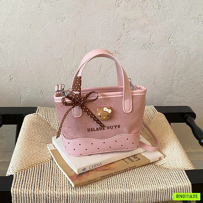 TÚI XÁCH KITTY VINTAGE MẸ BÉ
