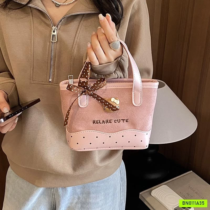 TÚI XÁCH KITTY VINTAGE MẸ BÉ