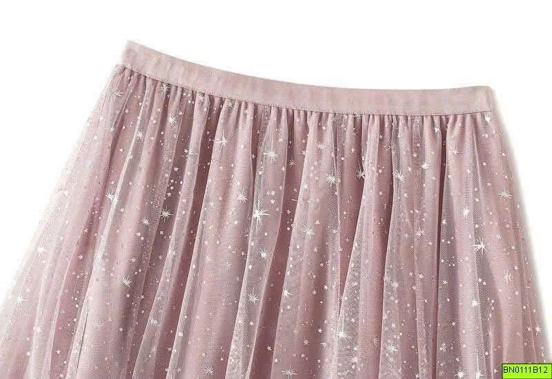 CHÂN VÁY TULLE ÁNH SAO