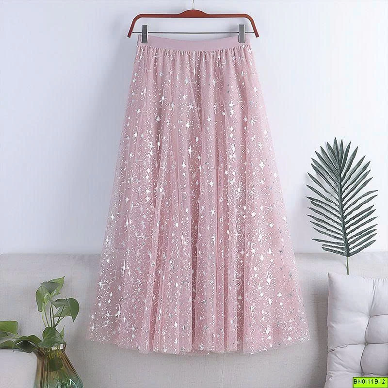 CHÂN VÁY TULLE ÁNH SAO