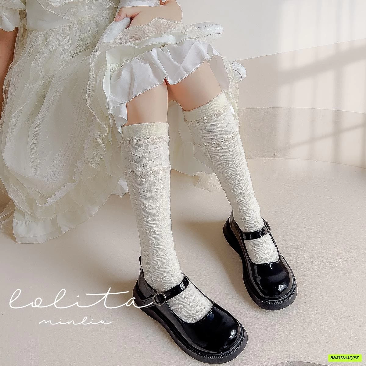 SÉT 6Đ TẤT TRƠN NGANG GỐI BG