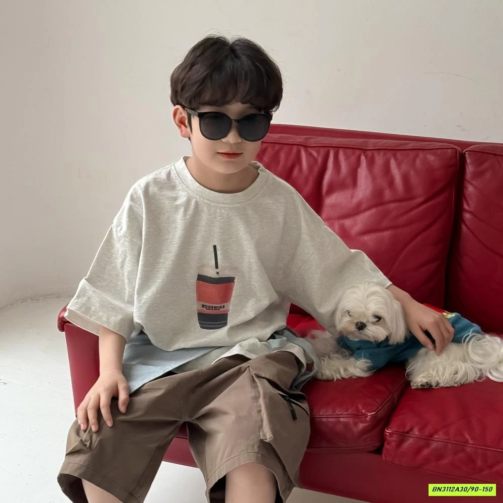 ÁO THUN CỐC NƯỚC KUMAIKIDS