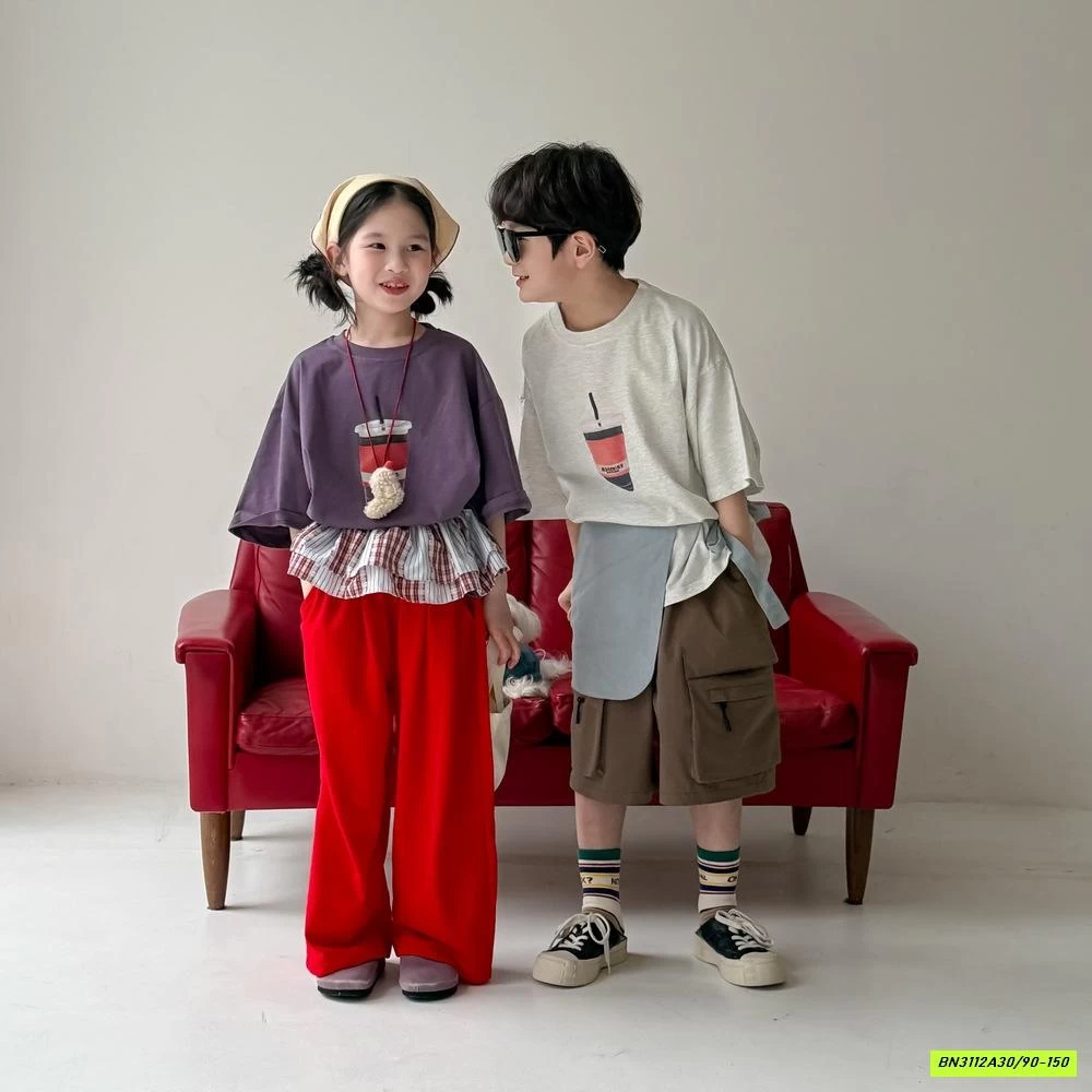 ÁO THUN CỐC NƯỚC KUMAIKIDS