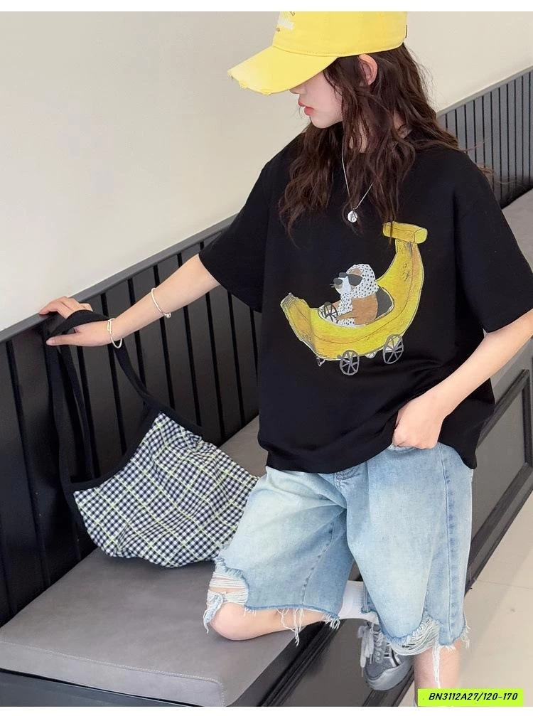 ÁO THUN ĐEN CHUỐI SZ ĐẠI