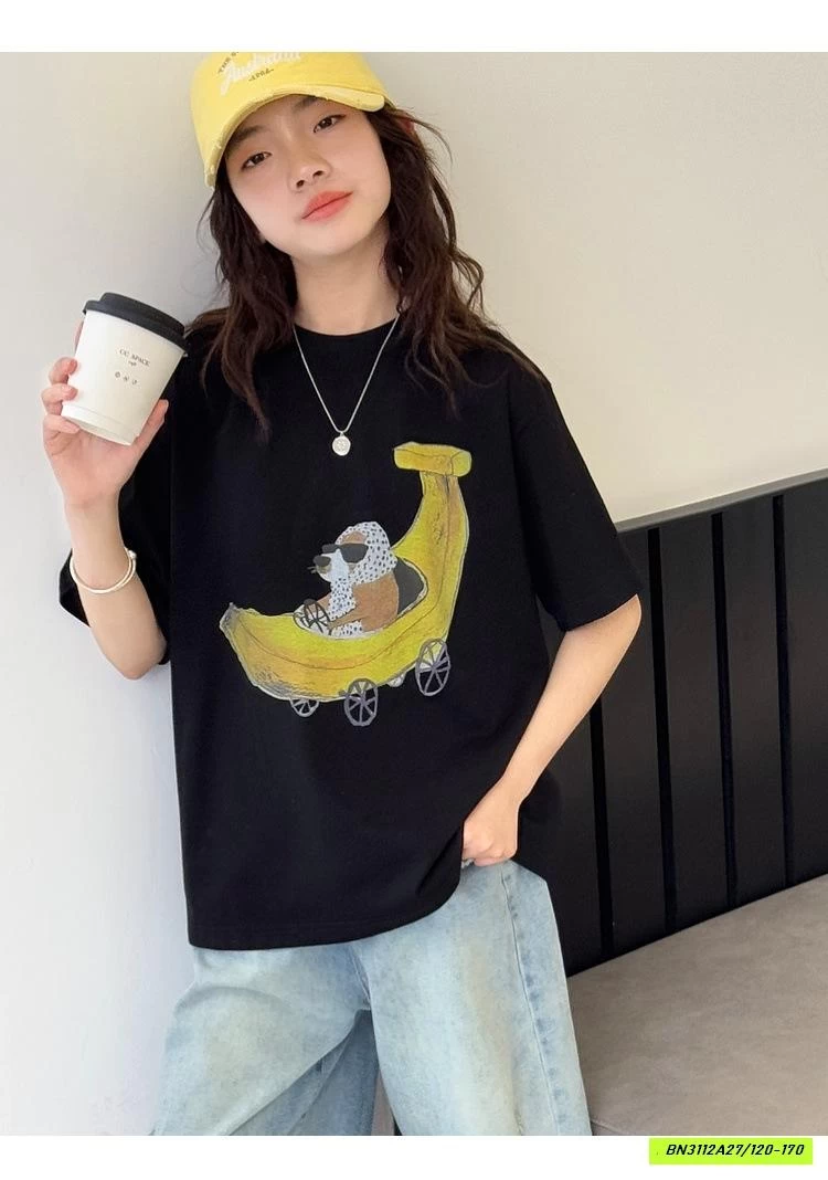 ÁO THUN ĐEN CHUỐI SZ ĐẠI