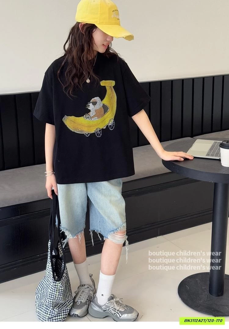 ÁO THUN ĐEN CHUỐI SZ ĐẠI