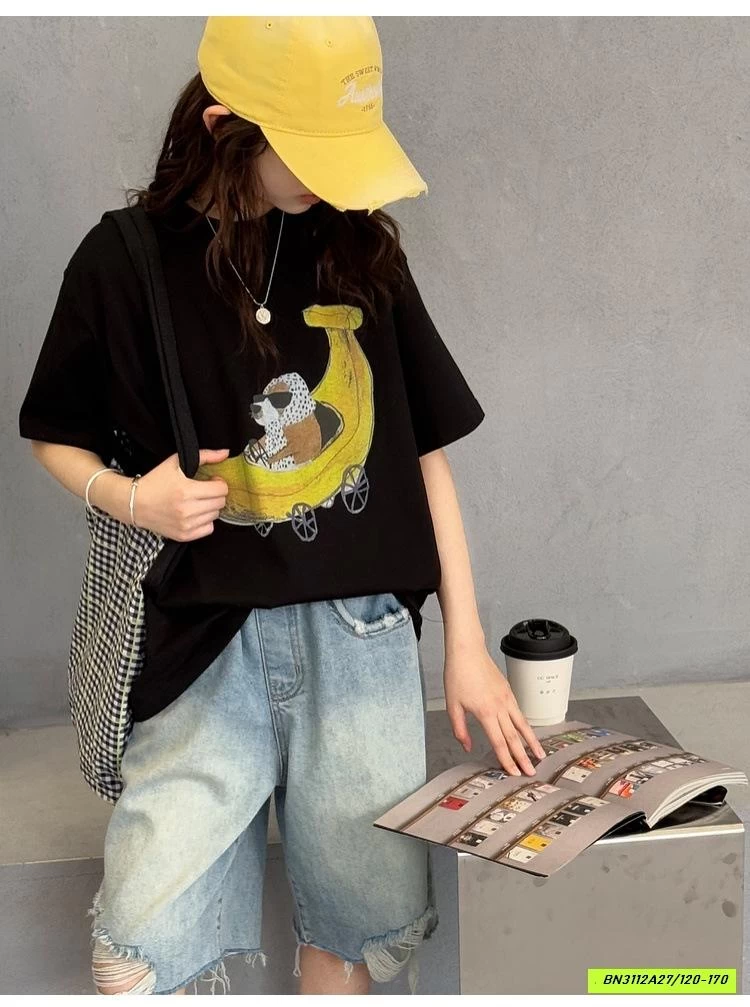 ÁO THUN ĐEN CHUỐI SZ ĐẠI