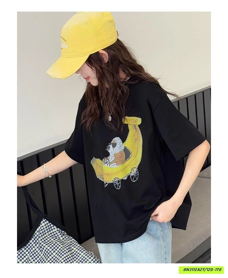 ÁO THUN ĐEN CHUỐI SZ ĐẠI