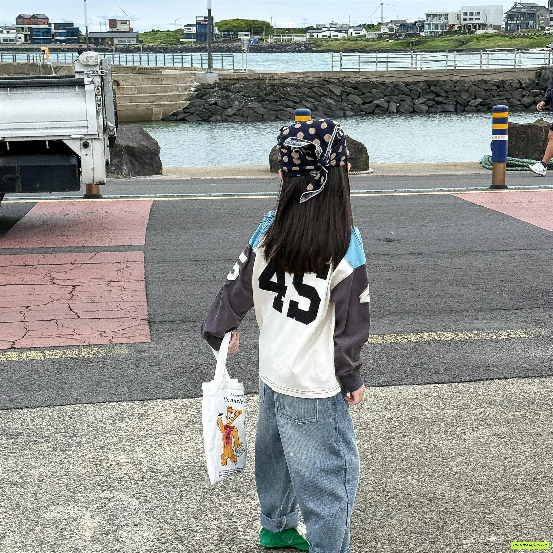 ÁO THUN PHỐI CHỮ SỐ 45 ADBABY