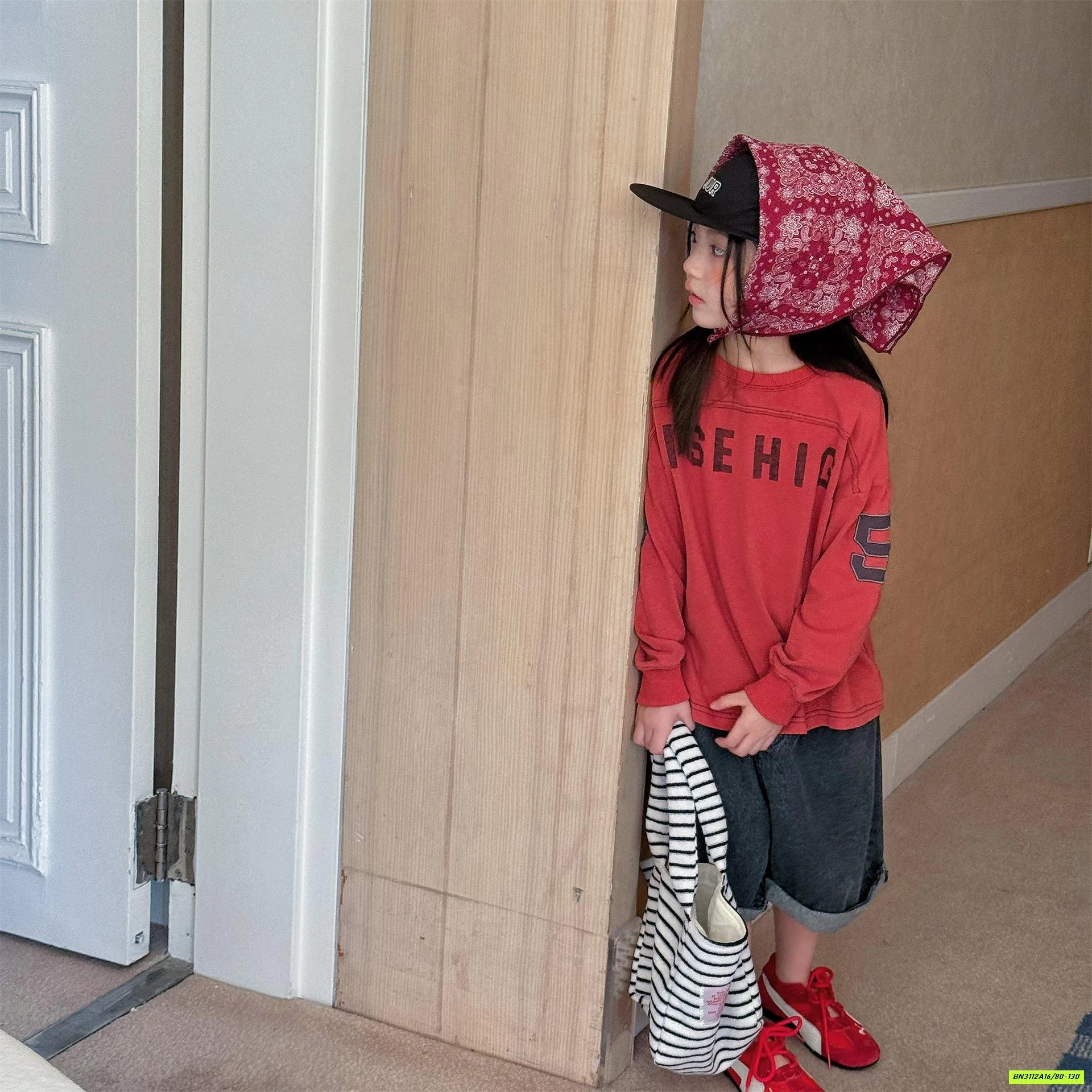 ÁO THUN PHỐI CHỮ SỐ 45 ADBABY