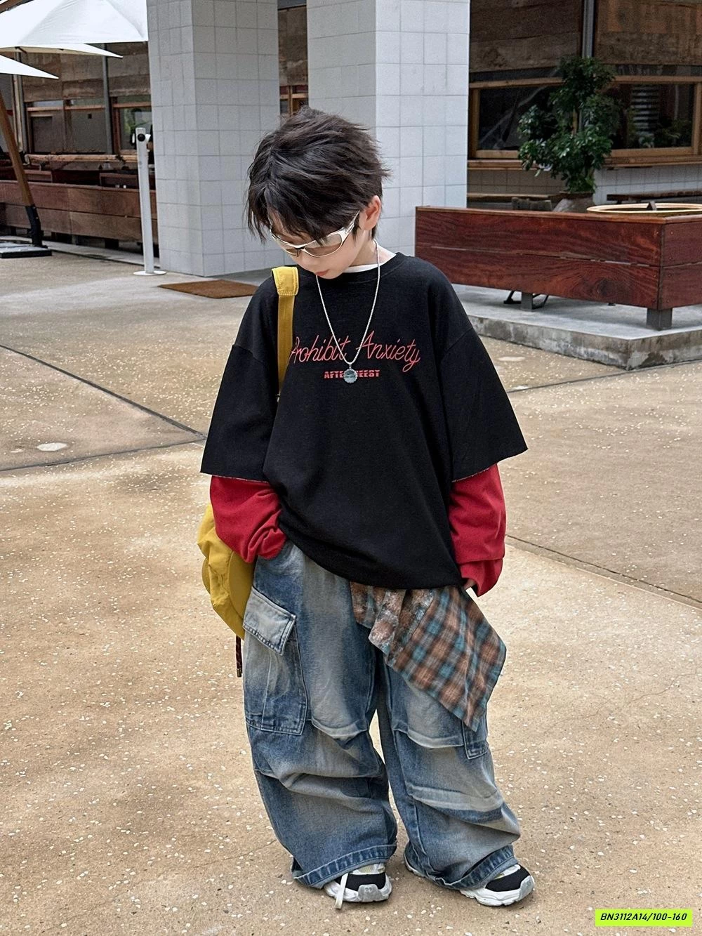 JEANS TÚI HỘP BẠC MÀU HIP-HOP