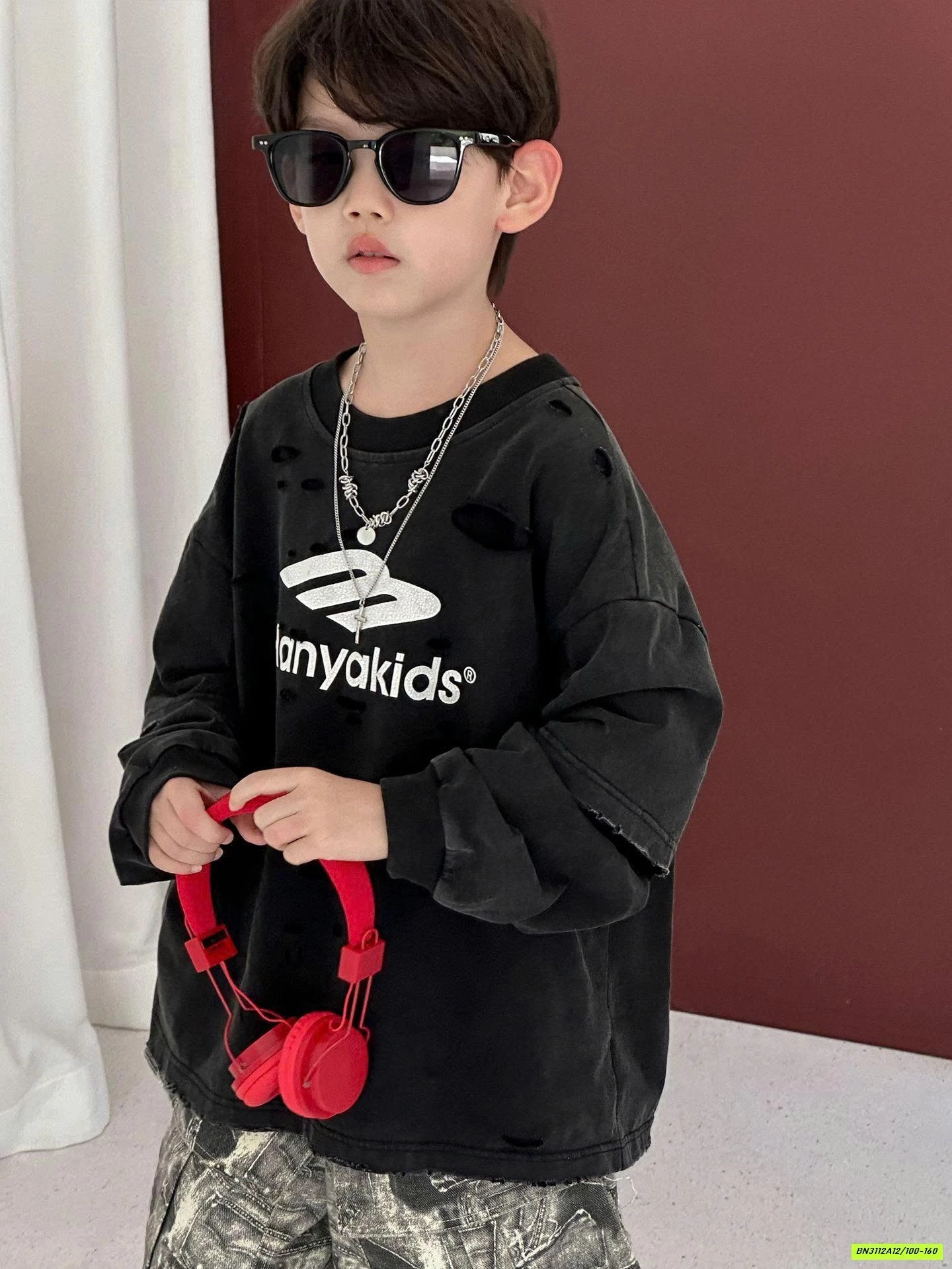 ÁO THUN ĐEN BẠC MÀU GIẢ 2 LỚP