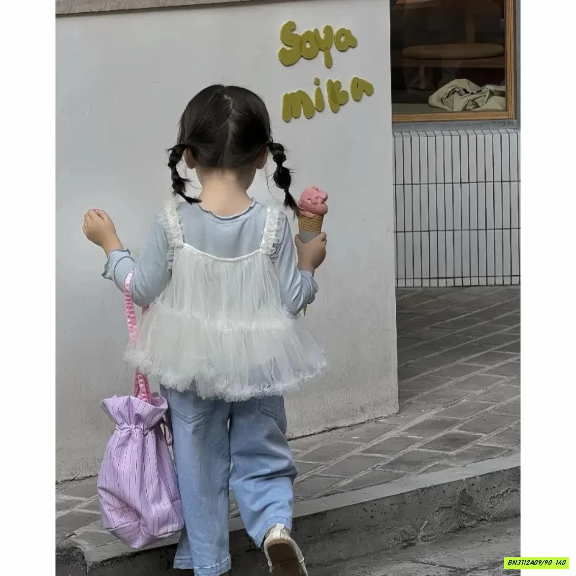 SÉT BABYDOLL QUẦN LOE 3 CHI TIẾT NINGLI