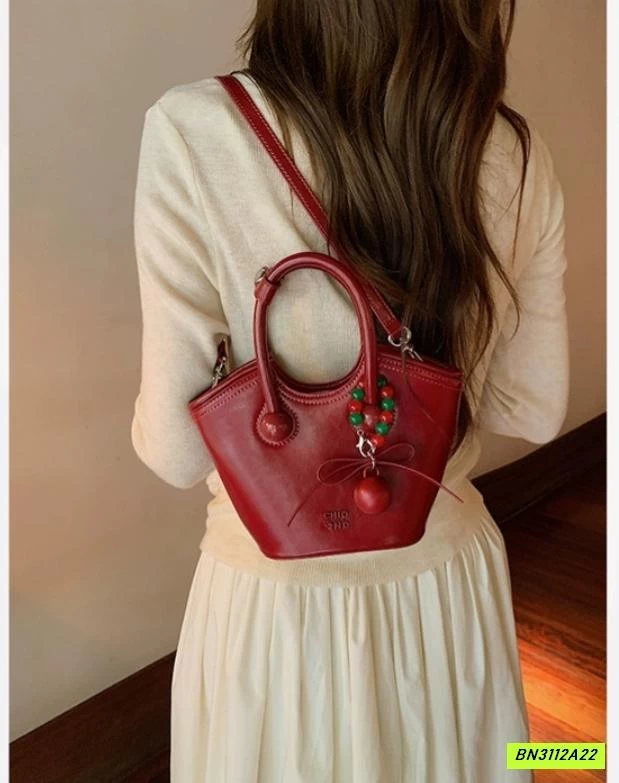 TÚI XÁCH CHERRY ĐỎ CHIO2ND