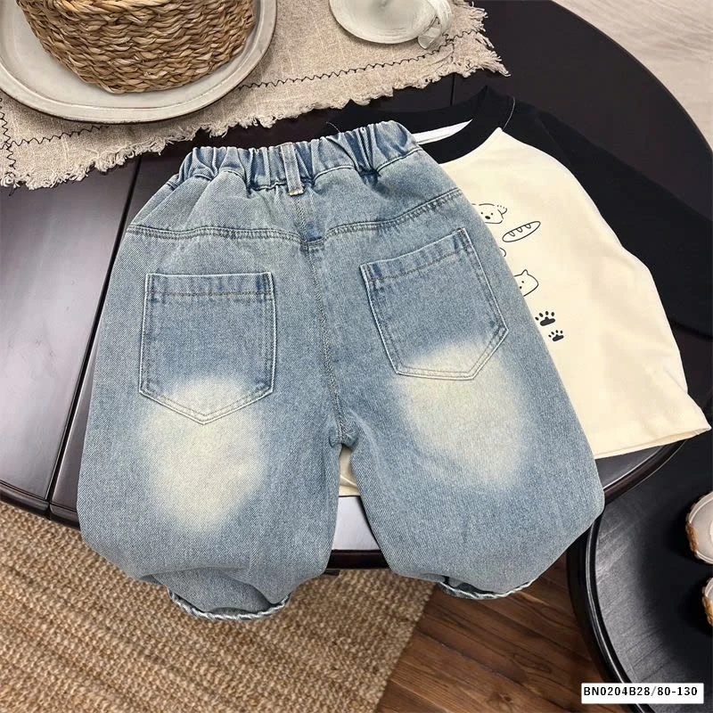 BST QUẦN JEAN DÁNG RỘNG CHO BÉ