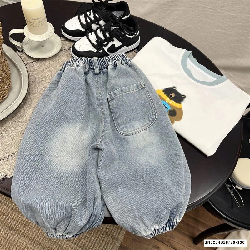 BST QUẦN JEAN DÁNG RỘNG CHO BÉ