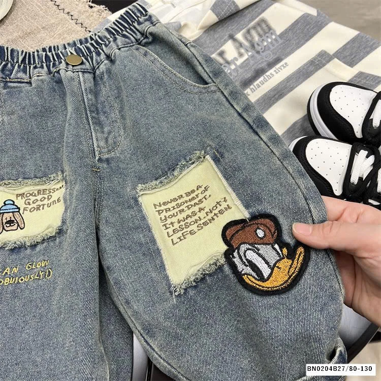 QUẦN JEAN HOẠT HÌNH CHO BÉ TRAI