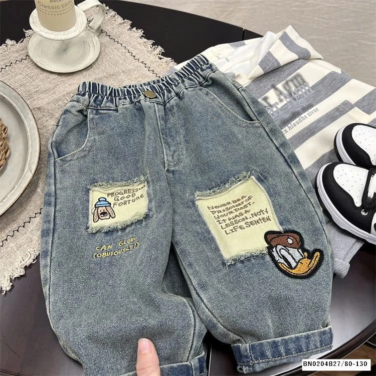 QUẦN JEAN HOẠT HÌNH CHO BÉ TRAI