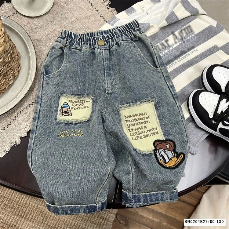 QUẦN JEAN HOẠT HÌNH CHO BÉ TRAI