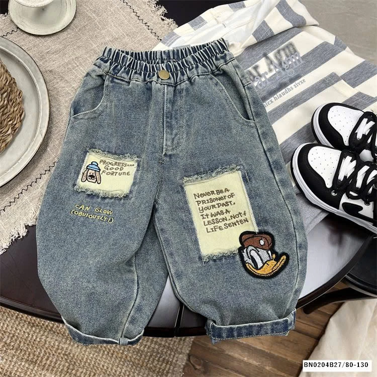QUẦN JEAN HOẠT HÌNH CHO BÉ TRAI