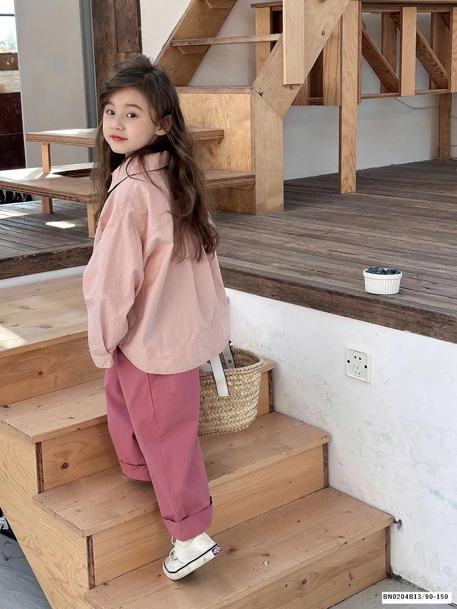 SƠ MI DÀI TAY TÚI NGỰC AMBB 24S090