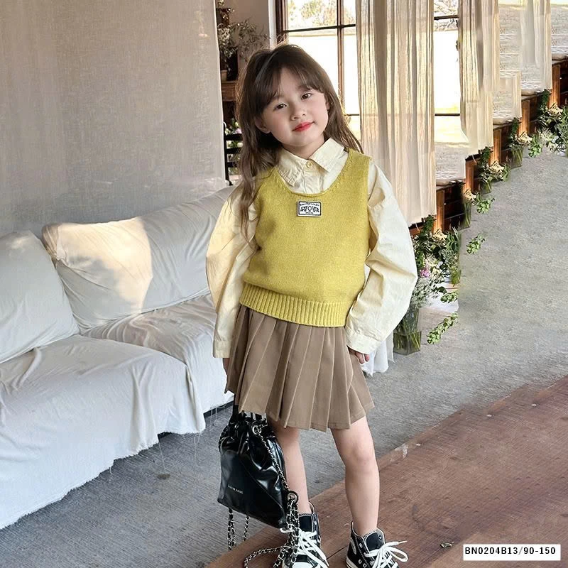 SƠ MI DÀI TAY TÚI NGỰC AMBB 24S090