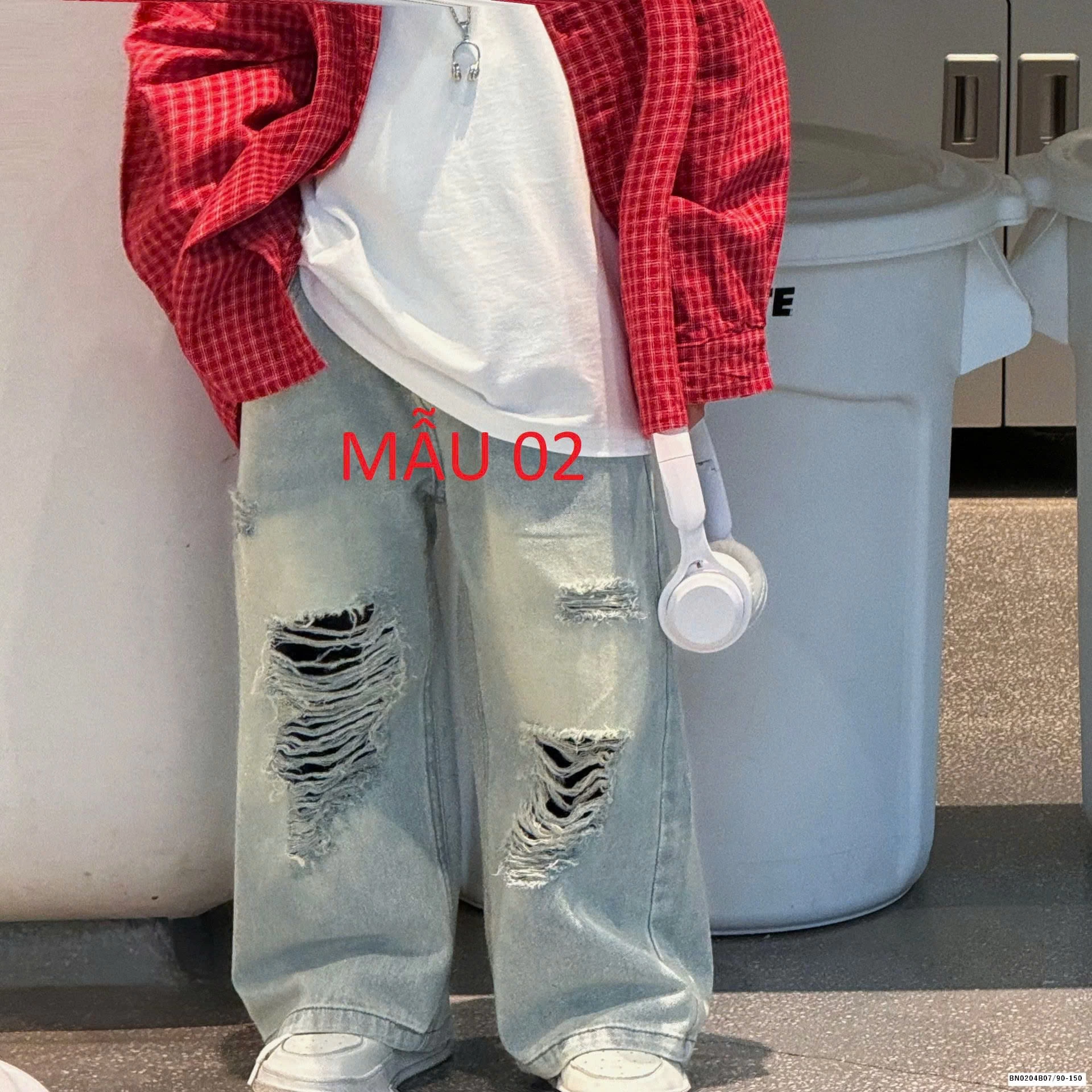 QUẦN JEAN RÁCH CÁ TÍNH