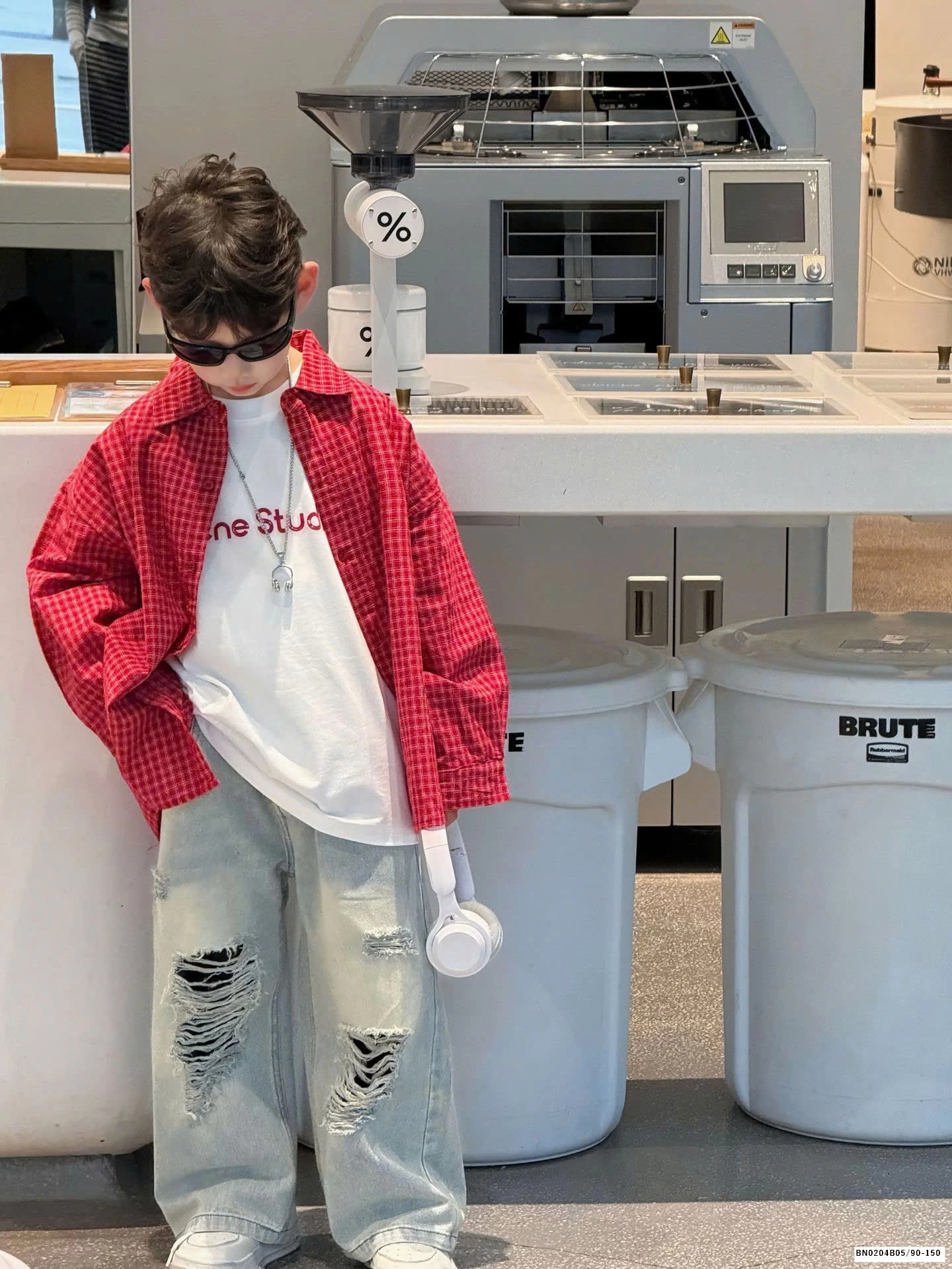 ÁO SƠ MI CARO ĐỎ THỜI TRANG