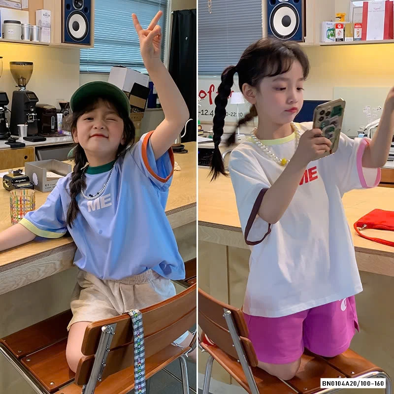 ÁO THUN M.E MIX SHORT THỂ THAO TCKIDS