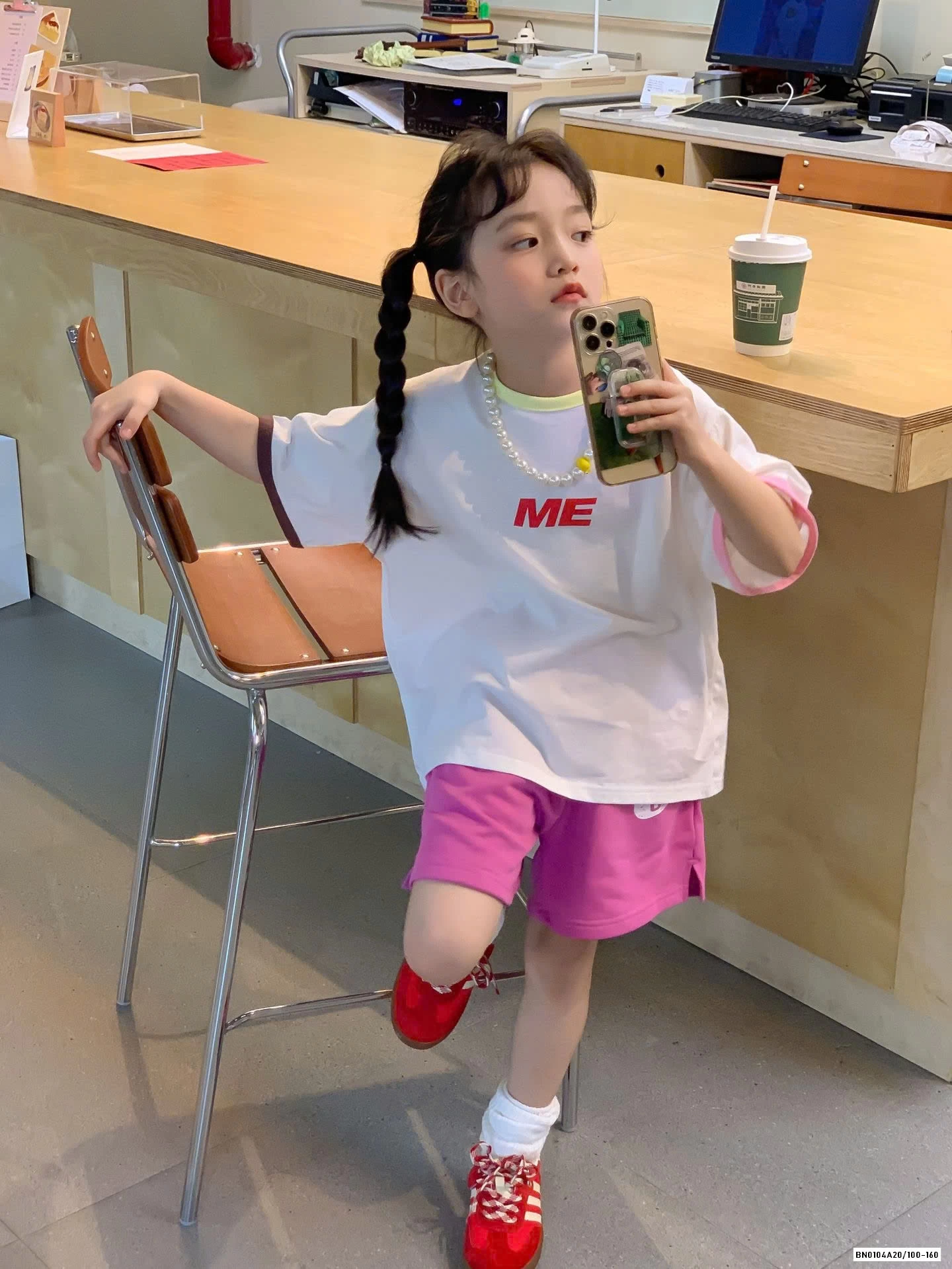 ÁO THUN M.E MIX SHORT THỂ THAO TCKIDS