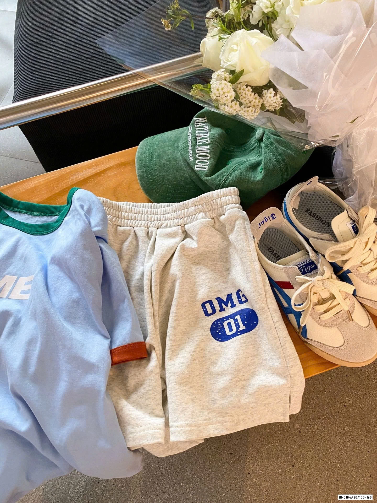 ÁO THUN M.E MIX SHORT THỂ THAO TCKIDS