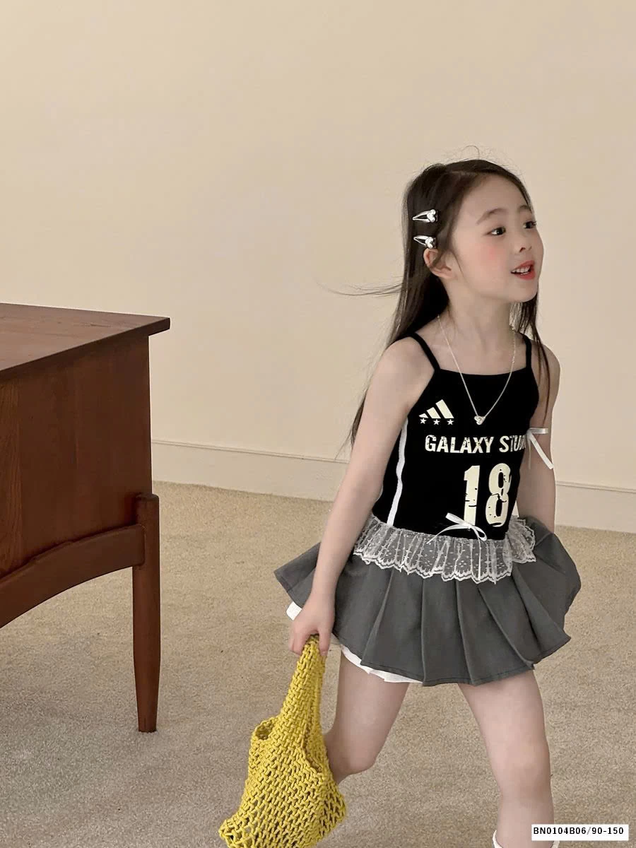 ÁO 2 DÂY PHỐI REN SỐ 18