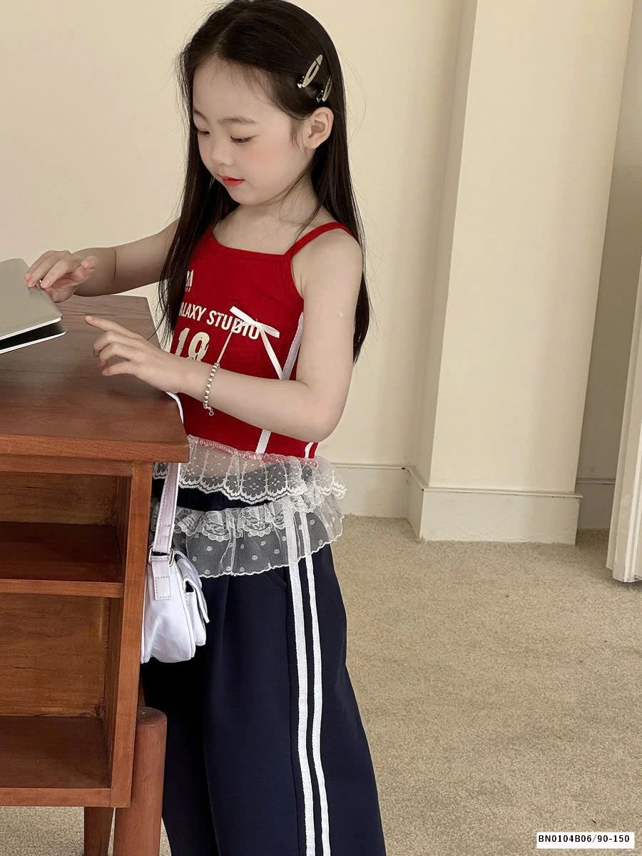 ÁO 2 DÂY PHỐI REN SỐ 18