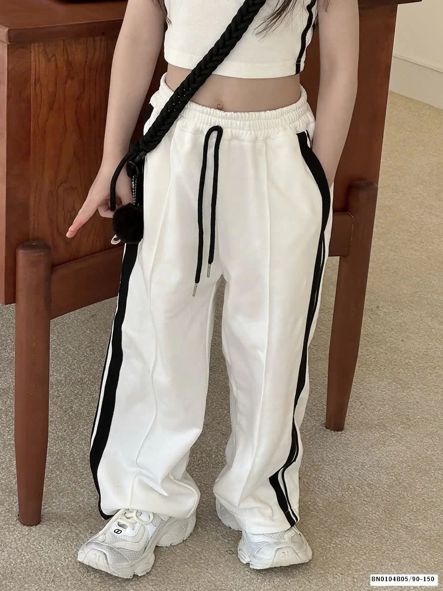 QUẦN THỂ THAO COTTON SỌC BÊN