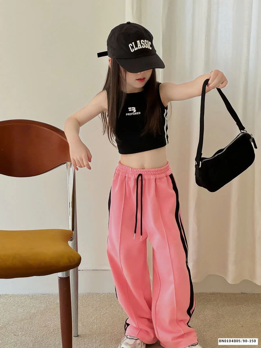 QUẦN THỂ THAO COTTON SỌC BÊN