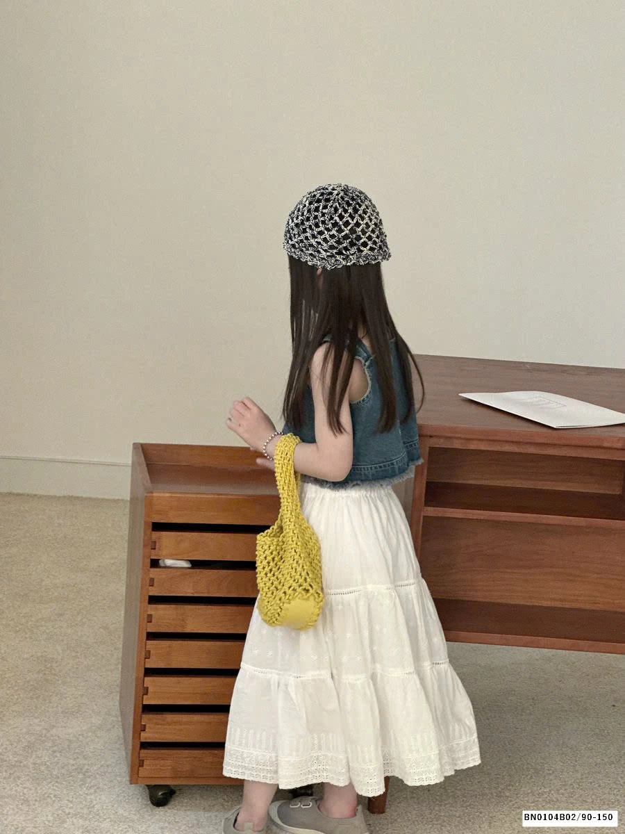 GOM SET ÁO JEAN MIX VÁY CHỮ A