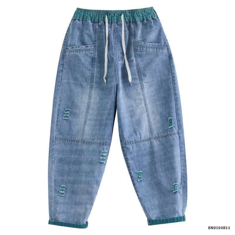 QUẦN BAGGY JEAN THỤNG NỮ