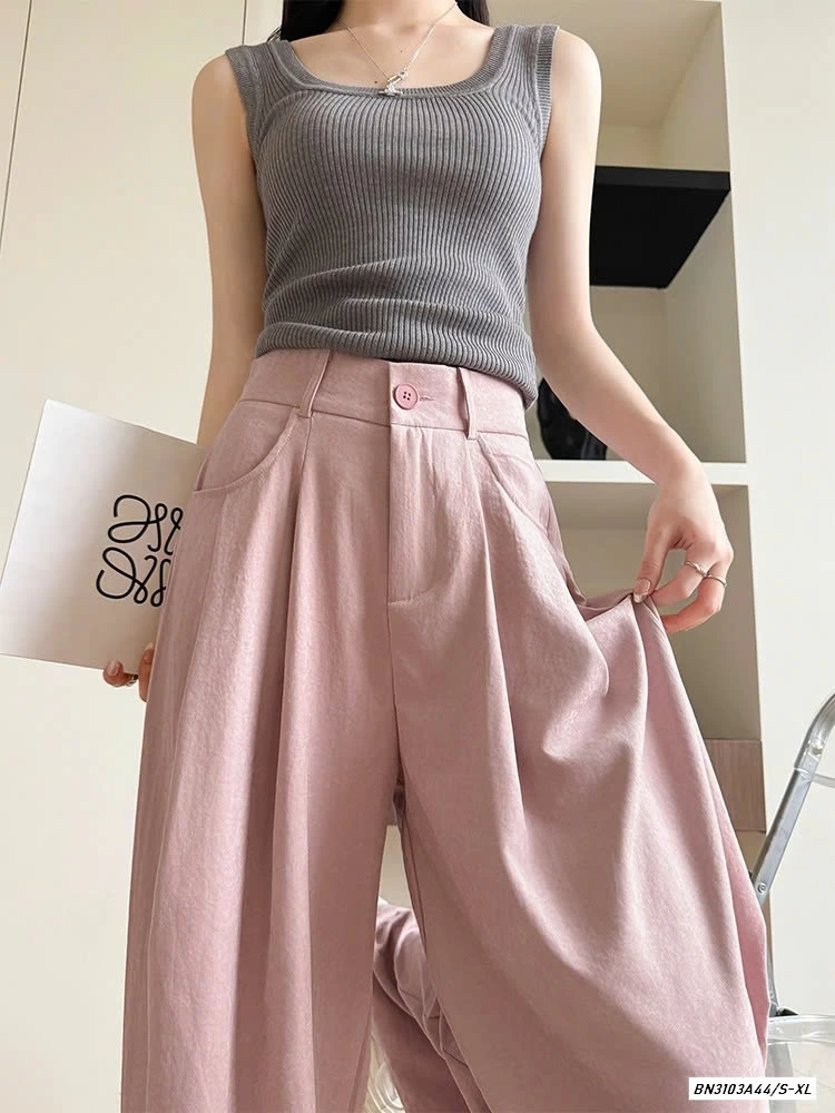 QUẦN SUÔNG TENCEL CẠP CÚC