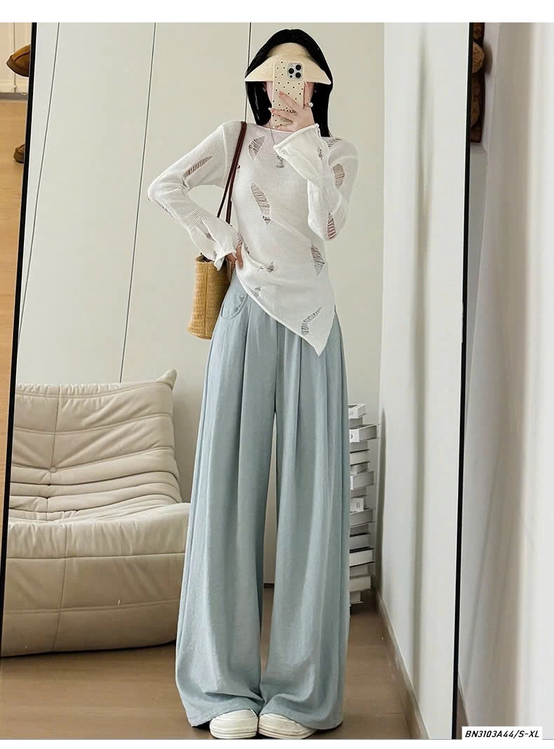 QUẦN SUÔNG TENCEL CẠP CÚC