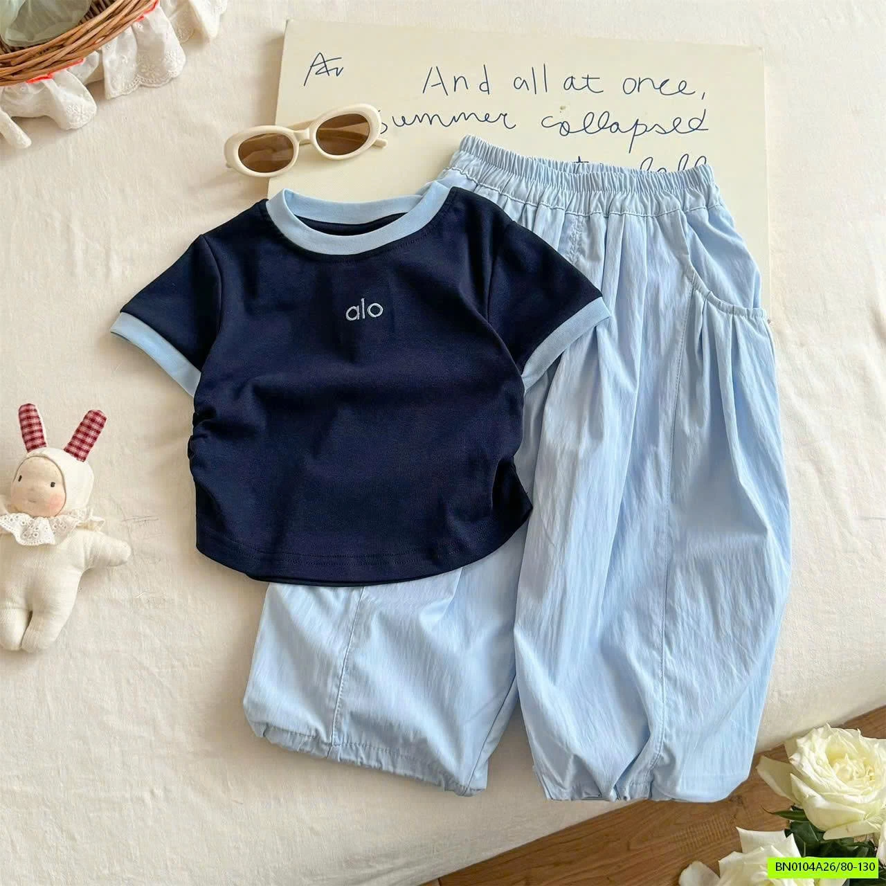 ÁO ALO MIX QUẦN BOM GIÓ