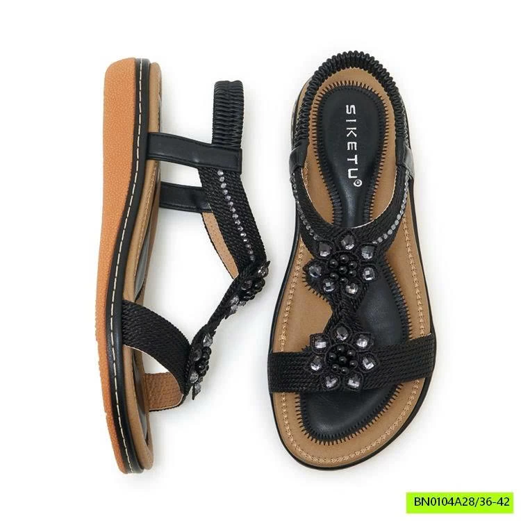 SANDAL XỎ NGÓN HOA ĐÁ SIKETU