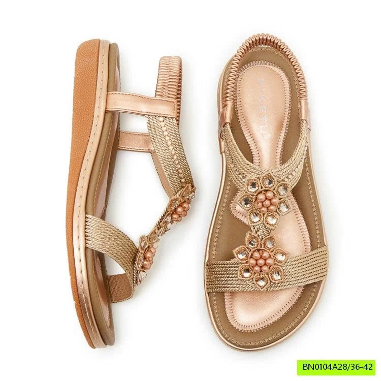 SANDAL XỎ NGÓN HOA ĐÁ SIKETU